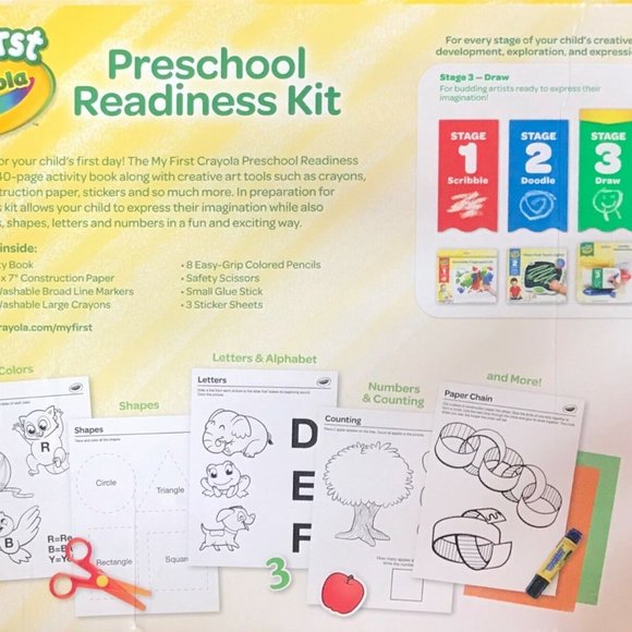My First Crayola Stage 3 Preschool Readiness Kit - Picture 4 of 4